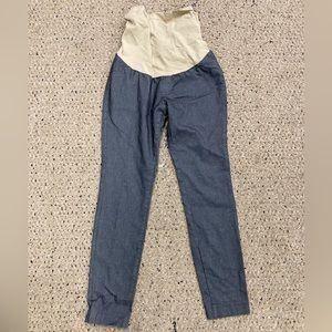 Motherhood medium maternity pants grey and black